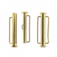 Metal magnetic slide clasp 31,5mm Gold